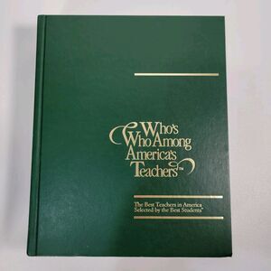 1990 First Edition Who's Who Among America's Teachers - Excellent Condition
